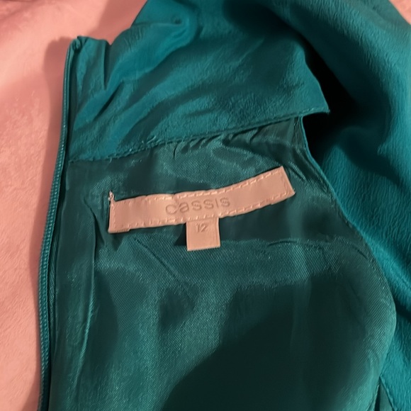 Cassis silk dress - Picture 6 of 7